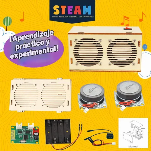 Vista 5 de DIY Bluetooth Speaker Kit -STEM Kits Science Project for Boys Teens 8-12-14