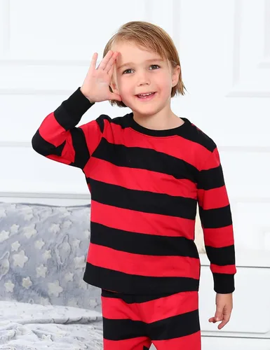 Vista 3 de A&J DESIGN Conjuntos de pijama de 2 piezas 100% algodón para niños pequeños y niños