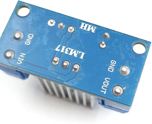 Vista 4 de KIRO&SEEU 2 unids LM317 Regulador de Voltaje Ajustable Fuente de Alimentación DC-DC Reductor Convertidor DC Placa de Circuito Regulador Lineal