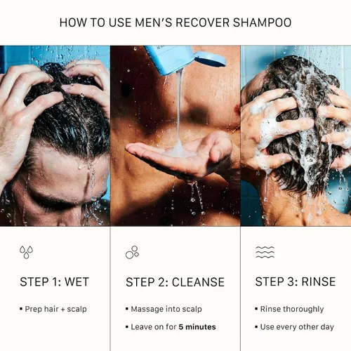 Vista 6 de ACTIIV Recover - Tratamiento de champú engrosante para hombres Apoya la apariencia de un cabello más completo y de aspecto más saludable, apoya