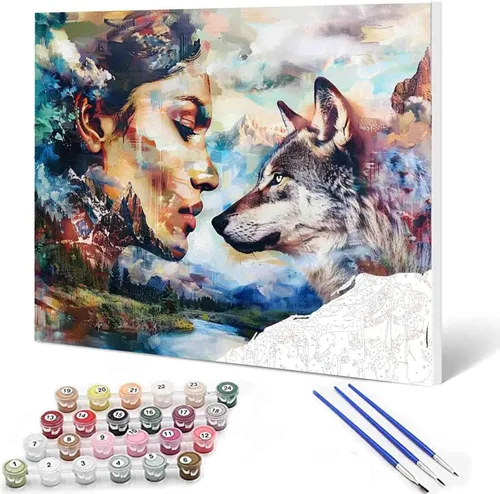 Vista 50 de Paquete de 6 pinturas por números para mujeres sudafricanas para adultos, principiantes, músicos negros, kits de pintura al óleo sobre lienzo