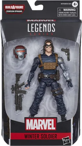 Vista 4 de Hasbro Marvel Black Widow Legends Series - Figura de acción coleccionable de soldado de invierno de 6 pulgadas, diseño premium, 2 accesorios, a