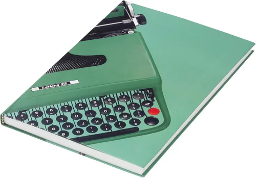 Vista 10 de Bella Copia Blue Midsized Blank Notebook