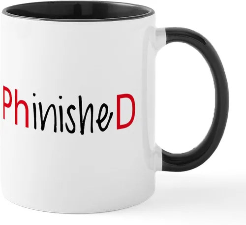 Vista 31 de CafePress Knitting Phd (Projects Half D Mug 11 oz (11.0 fl oz) Taza de café de cerámica