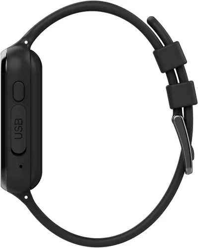 Vista 3 de Accutime Avatar - Reloj inteligente con pantalla táctil de aprendizaje educativo negro para niños, niñas, unisex, cámara selfie, alarma, calculadora