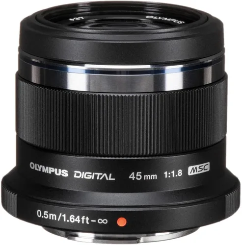Vista 3 de Olympus Lente intercambiable de 45mm f1.8 para micro cámaras Olympus/Panasonic