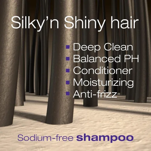 Vista 3 de NK Professional Care Champú de mantenimiento extensivo Step 3 para todo tipo de cabello, hidratante con proteína de leche, brillo con betaína