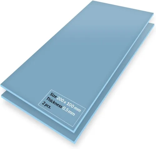 Vista 9 de ARCTIC TP-3: Almohadilla térmica de rendimiento premium, 7.874 x 3.937 x 0.059 in (apilable hasta 0.079 in sin pérdida de rendimiento), 2 piezas