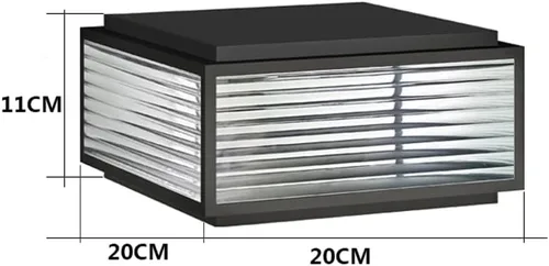 Vista 7 de SLAWA Tapas de poste al aire libre Luces de poste de aluminio fundido Accesorio de iluminación de linterna de poste exterior con base E26 Tapas