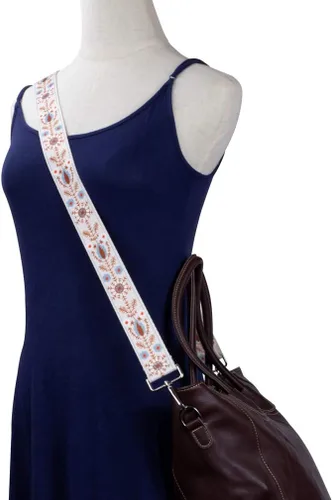 Vista 2 de ZANQANO - Correa de repuesto para bolsa bandolero, ajustable, estilo guitarra, multicolor