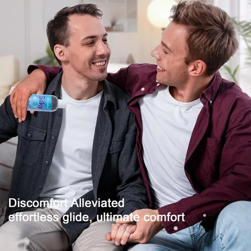 Vista 7 de Amoochoo Lubricante líquido a base de agua, lubricante sexual de larga duración para hombres, mujeres y parejas, seguro para juguetes, no mancha