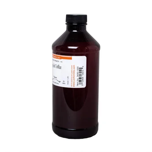 Vista 3 de LorAnn English Toffee SS Flavor, botella de 16 onzas