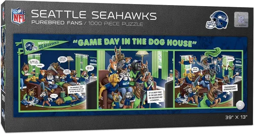 Vista 20 de YouTheFan NFL Game Day in The Dog House - Rompecabezas de 1000 piezas