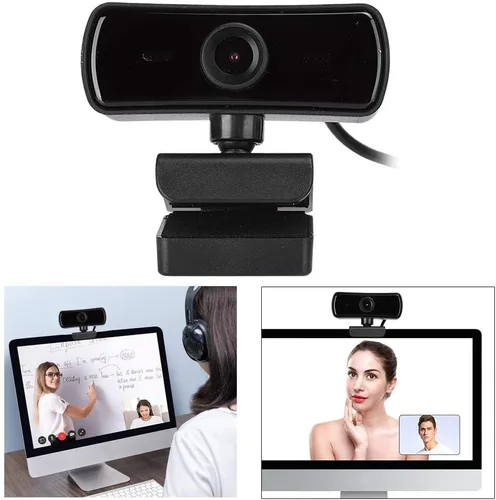 Vista 5 de Cámara, cámara web USB, micrófono integrado, accesorio para computadora, enfoque automático, resolución 4K, lente HD de 2560 x 1440 para transmisión