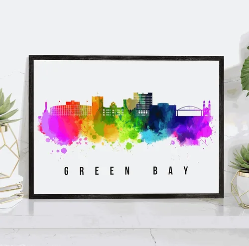 Vista 50 de Generic Póster de Albuquerque Skyline New Mexico, 12 x 18 pulgadas, perfecto para sala de estar, dormitorio, oficina