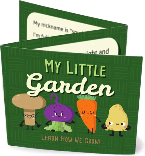 Vista 5 de My Little Garden Cultivo de verduras de madera para niños Incluye zanahorias, remolachas, papas, champiñones, paleta, semillas, fertilizante