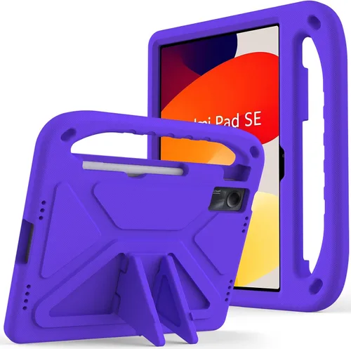 Vista 9 de Funda protectora para Xiaomi Redmi Pad SE de 11 pulgadas lanzada 2023 para niños, ligera, de EVA, a prueba de golpes, funda protectora resistente a