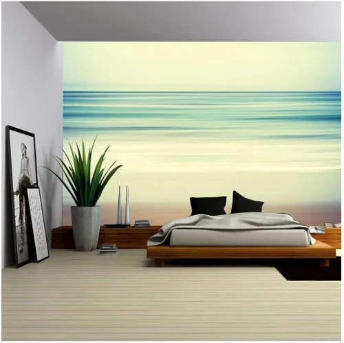 Vista 25 de wall26 - Fondo abstracto de paisaje natural efecto de desenfoque de movimiento Bosque de bambú - Mural de pared extraíble Papel tapiz autoadhesivo