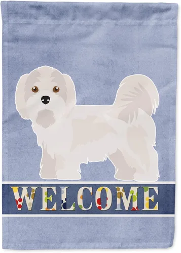 Vista 68 de Caroline's Treasures CK3645GF Bandera de bienvenida de bulldog inglés para jardín, bandera decorativa para patio exterior, obras de arte de patio