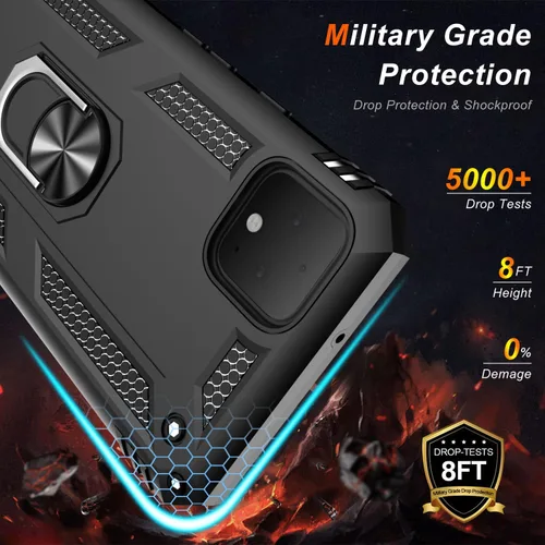 Vista 2 de LUMARKE Funda para Google Pixel 4 XL con Protector de Pantalla, Pasa Pruebas de Caída de 16 pies Grado Militar Cubierta Protectora de Teléfono