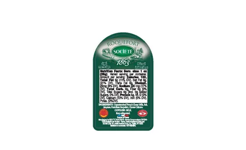 Vista 3 de Roquefort Blue Cheese Societe Bee (corte de 3 libras) Francia