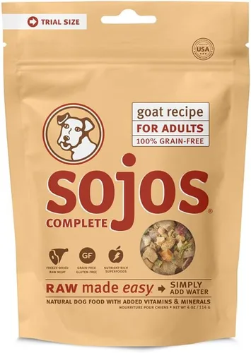 Vista 5 de Mezcla de comida para perros Sojos Complete, natural, sin cereales, seca y cruda, liofilizada