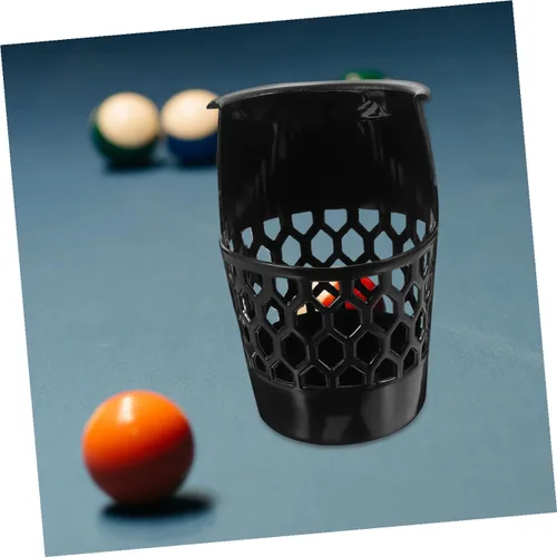 Vista 7 de Cesta de billar de plástico para mesa de billar, soporte de red de bola de gota, contenedor de almacenamiento de billar resistente para atrapar