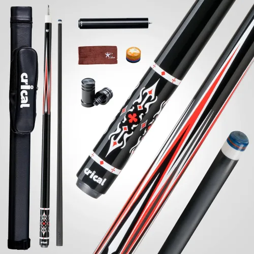Vista 23 de CRICAL Carbon Fiber Pool Cue Stick 58in Low Deflection Billiard Cue