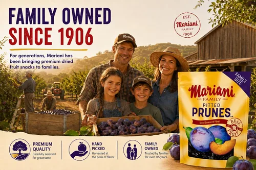 Vista 7 de Mariani Ciruelas pasas sin hueso Frutas secas Aperitivo saludable, vegano y sin gluten para niños y adultos Sin azúcar añadido 32 onzas