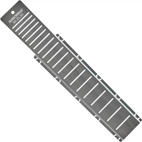 Vista 9 de MusicNomad Fret Shield™ - Herramienta Protectora Total del Diapasón para Pulir Trastes en Guitarras con Escala de Trastes de 24.75" - no recomendado