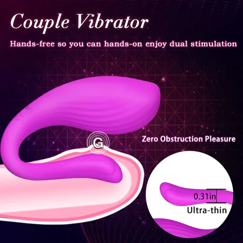 Vista 2 de Bragas vibratorias con aplicación y control remoto, vibrador portátil, Healexcer Smartphones Dual Motors Juguetes sexuales para adultos