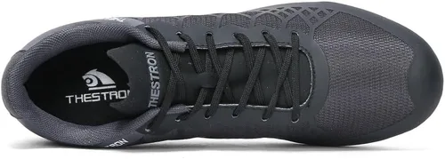 Vista 5 de Tenis de correr para hombre y mujer con Spikes Athletics Racing Track and Field Negro Gris