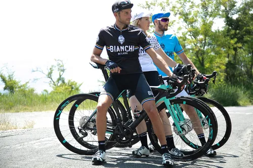 Vista 3 de Bianchi Milano Isalle Jersey - Hombre Negro, M