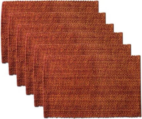Vista 7 de Camino de mesa 100% algodón para mesas de comedor, rectangular, tejido de dos tonos, 72 x 13 pulgadas, suave y duradero, color negro (paquete de 1)