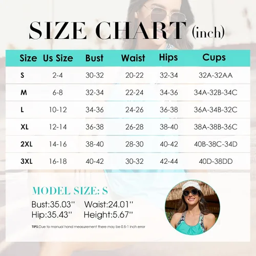 Vista 6 de Zando Traje de baño tankini para mujer, traje de baño deportivo para mujer, traje de baño deportivo de dos piezas para mujer, parte superior tankini