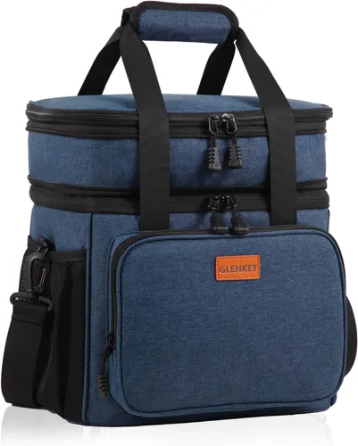 Vista 16 de Lonchera táctica aislada – Bolsa térmica expandible grande para hombres – Lonchera versátil para adultos, turnos de trabajo, viajes al aire libre