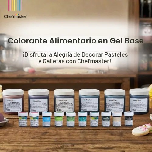 Vista 2 de Kitchen Krafts Chefmaster - Colorante en gel para alimentos, color rosa, 1 onza