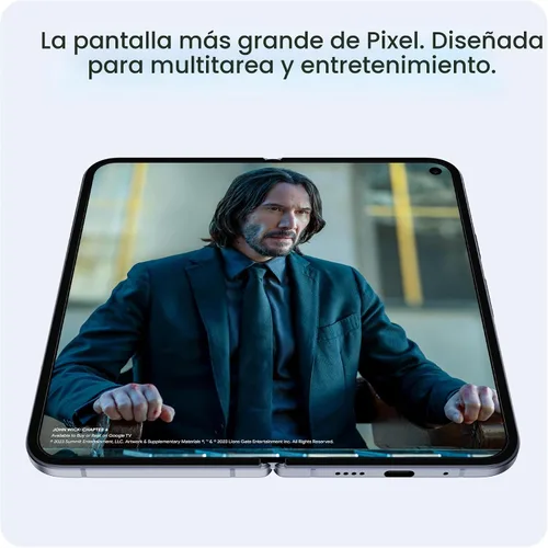 Vista 3 de Google Pixel 10 Pro Fold - Smartphone Android desbloqueado - Asistente de IA Gemini, sistema avanzado de cámara trasera triple, batería de más de 24
