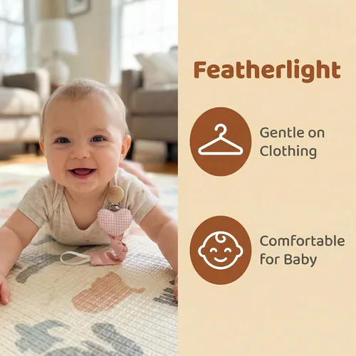Vista 2 de Pinzas para chupete – Paquete de 5 soportes para chupete para bebés niños y niñas – Cuentas de dentición Soothie Binky Clips mordedores – La mejor