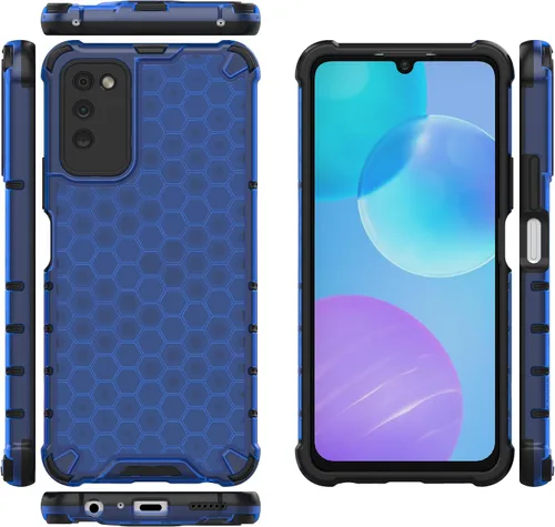 Vista 227 de Pzwoxukhov Funda compatible con Huawei Nova 3i, compatible con Huawei P Smart+ 2018 Honeycomb Anti-Drop Shock-Absorbing Case Negro