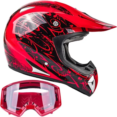 Vista 4 de Casco y gafas todoterreno para adultos