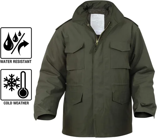 Vista 4 de Rothco M-65 - Chaqueta de campo, Verde, XXL