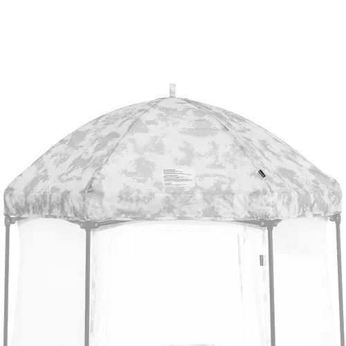 Vista 3 de Dream On Me Onyx - Toldo para parque infantil, color gris tormenta