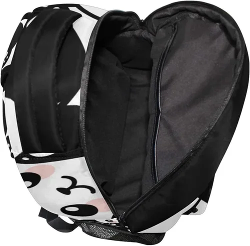 Vista 61 de ATTX Linda mochila con diseño de panda para niños y niñas, Panda-h, Ciclismo