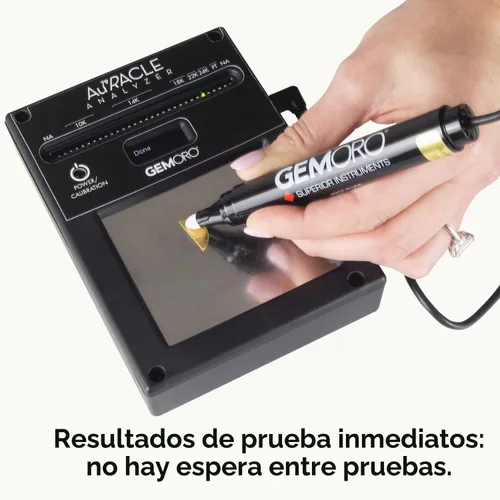 Vista 6 de GemOro Auracle Analyzer Gold Tester Probador electrónico compacto portátil y preciso de oro y platino de alto quilates Herramienta de joyería