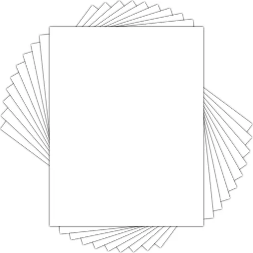 Vista 10 de Golden State Art, cartón de soporte blanco 4x6, soportes para marco, cuadro (paquete de 10) 4-Ply Thickness Uncut Matte Cardboard, Ideal for