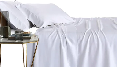 Vista 26 de Royal Hotel Bedding 100% viscosa natural hecha de sábanas de bambú, sábanas refrescantes suaves, sábanas de hotel transpirables y fundas