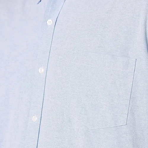 Vista 7 de Tienda Essentials Camisa oxford, ajuste regular, de manga corta, con bolsillo, para hombre
