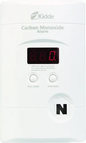 Vista 12 de Alarma contra el monóxido de carbono que se enchufa Kidde con respaldo de batería y pantalla digital., KN-COPP-3