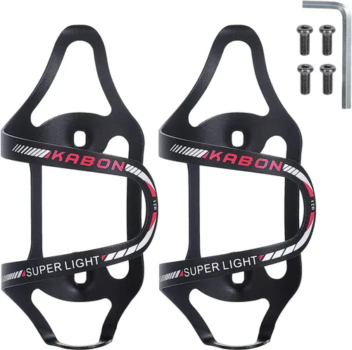 Vista 9 de KABON - Soporte para botella de agua para bicicleta, ligero, aleación de aluminio, carga lateral, soporte para botella de agua para bicicleta de Azul